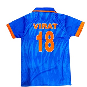 Virat Indian Cricket Fan Jersey for adult