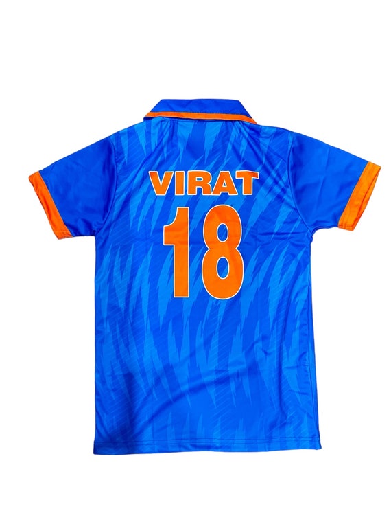 Kids Virat Kohli Cricket Fan Tshirts tee Etsy