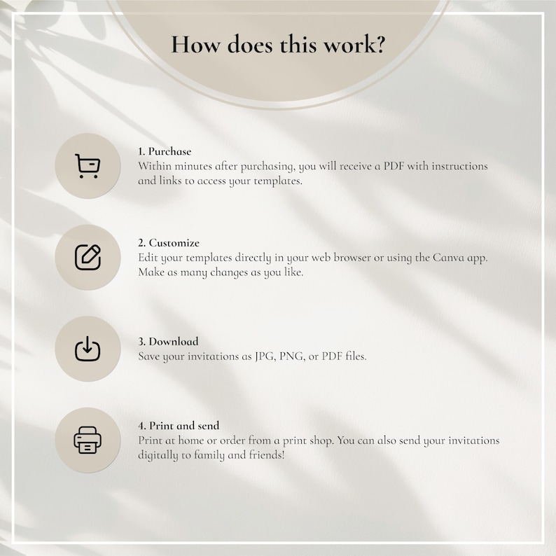 Sage Green Wedding Invitation Suite: Minimalistic Templates Customizable in Canva (Digital Download) image 9