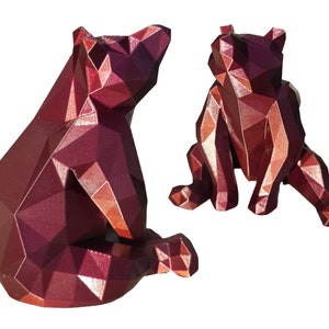 Low Poly Bear 3D-model, digitaal bestand, STL-bestand, privégebruik