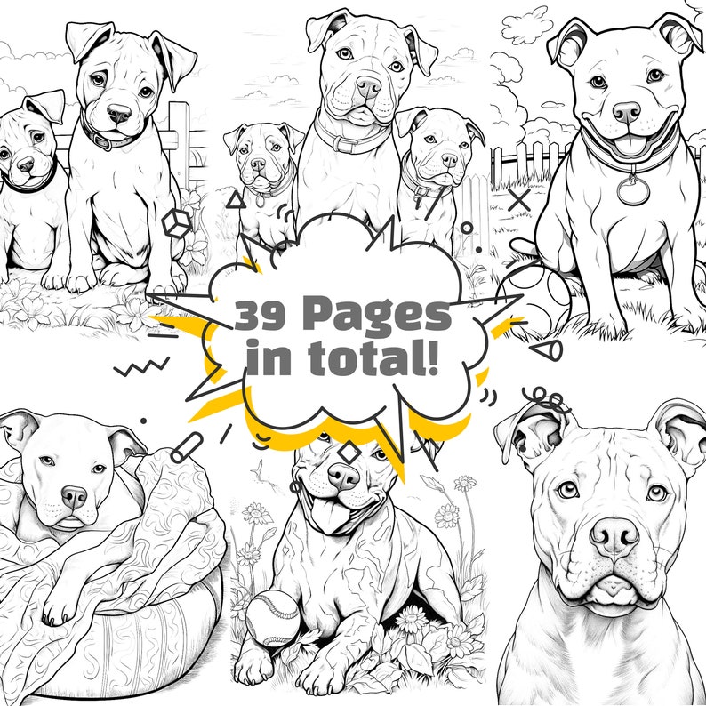 39 Paw-some Pitbull Printable Coloring Pages: Fun-filled Art for Dog ...