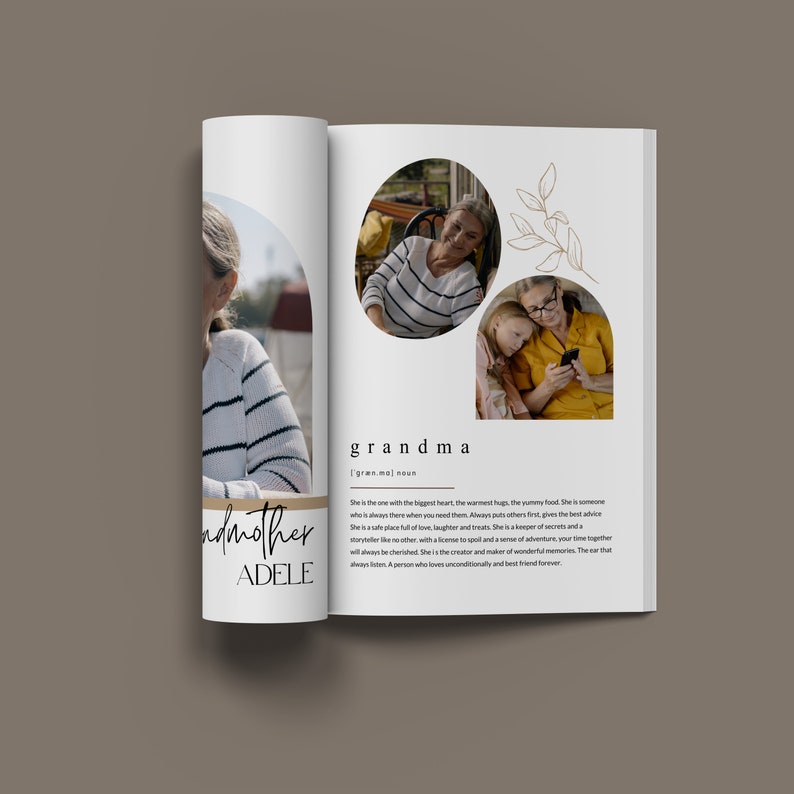 Gift for Grandparents, Great Grandpa, 80th Birthday Grandma, Great