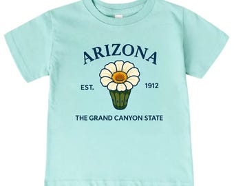 Arizona Kids Shirt, Grand Canyon State Toddler Tee for Boys Girls, Arizona Vacation Summer Natural Baby Onesie ® Brand Baby Bodysuit