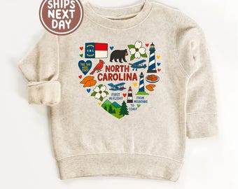 North Carolina State Kids Tee | North Carolina Sweatshirt