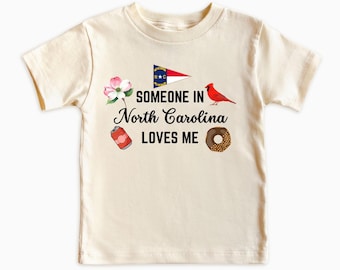 Someone in North Carolina Loves me: Charlotte, Raleigh, Greensboro Toddler Gifts