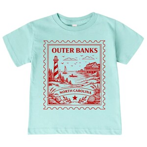 Outer Banks North Carolina Kids Shirt for Boys and Girls - NC Baby Onesie, Family Vacation Gifts image 6