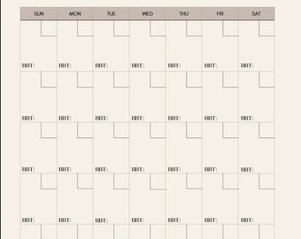 Planejador Mensal de Período e Ovulação. Link do modelo do Canva para download digital ou produto físico do Canva. Assuma o controle do acompanhamento do ciclo.
