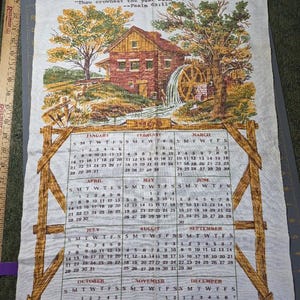 Vintage 1968 Calendar - Etsy Canada
