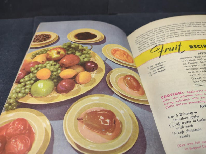 Vintage Presto Pressure Cooker Recipe Book Model 40: 1940s Cooking ...