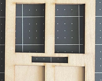 ドールハウスのドア用SVGファイル：グリーンリーフ・アーサーの代替品（デジタルファイル）