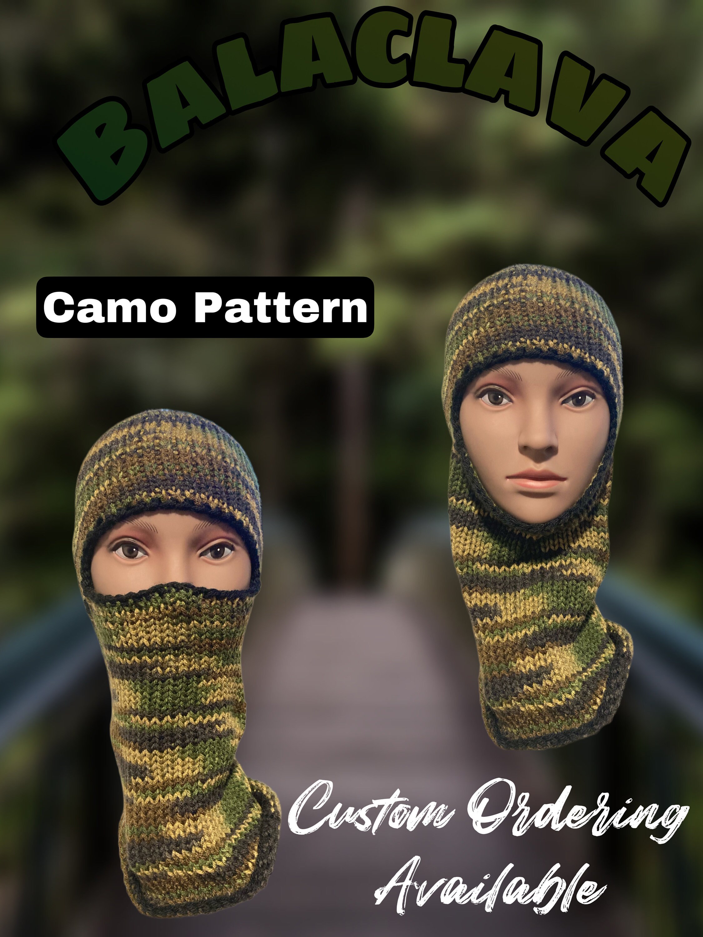 Custom Balaclava Ski Mask Etsy