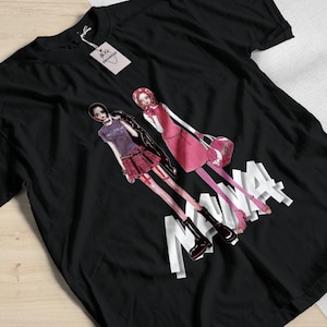 Nana Anime Inspired Unisex T-shirt, Nana and Hachi, Nana gift, Japanese Anime T-shirt, Manga Fan Art Print, Cool Nana print, Nana Anime gift