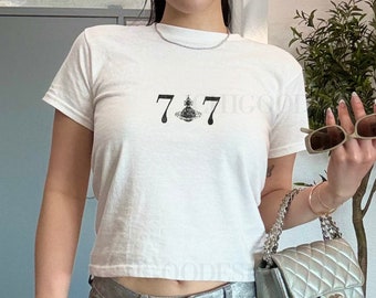 トップス NANA Nana 707 Orb Baby Tee, 2000s Cropped T-shirt Y2K Style, Nana
