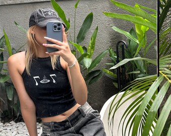 トップス Nana Nana 707 Orb Cropped Tank Top, Nana Anime T-shirt