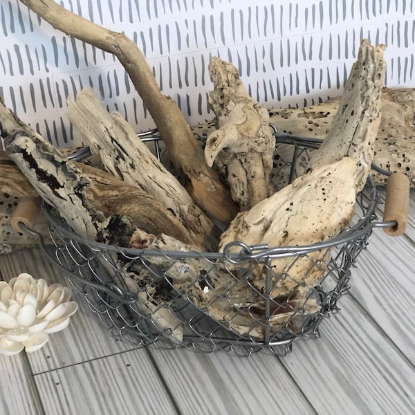 Small Driftwood Pieces, Coastal Decor Accent, Tabletop decor, Beach House Decoration