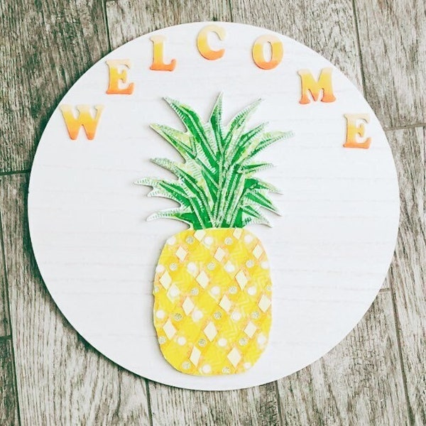 Pineapple Sign Etsy