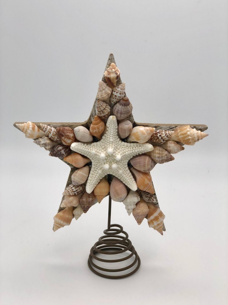 Mini Tree Toppers Coastal Christmas Tree Topper Mini Coastal Etsy