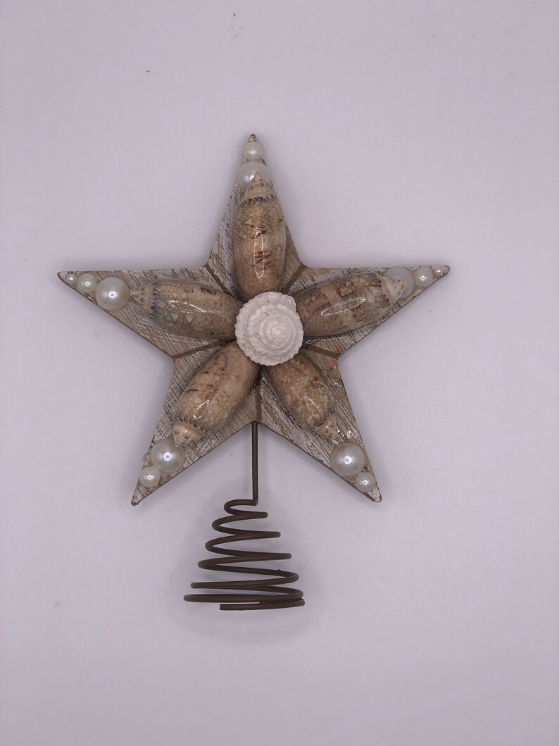 Mini Tree Toppers Coastal Christmas Tree Topper Mini Coastal Etsy