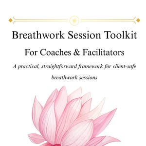 Verktygslåda för andningsövningar för coacher | Minimalistisk utskrivbar | Klientsäkert ramverk för andningsövningar | Kommersiellt bruk ingår