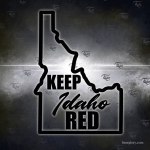 Idaho State Map Outline Permanent Vinyl sticker/decal for your vehicle, car, truck, tumbler, water bottle ID022