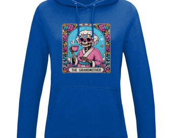 AWDis Girlie College Hoodie Das Großmutterskelett