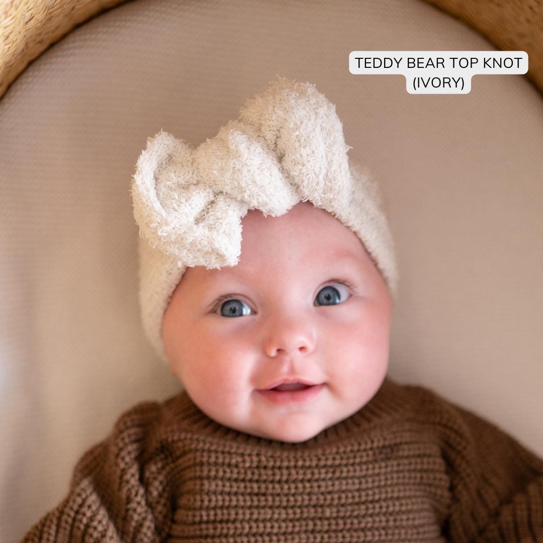 Ivory Baby Bow - Etsy