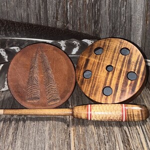 Turkey Striker Sticks 10 Custom Maple Turkey Call Striker Tops - Drilled 5/16", Ready For Handles Custom Turkey Calls - Foto 13