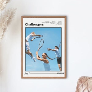 Challengers Movie Poster, Zendaya Wall Art, DIGITAL Download, Digital Print, PRINTABLE Poster, Challengers 2024, Trendy, Bedroom Decor
