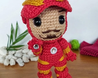 Iron Man Amigurumi/virkad
