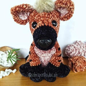Hyena Amigurumi/Hyena haak/pluche
