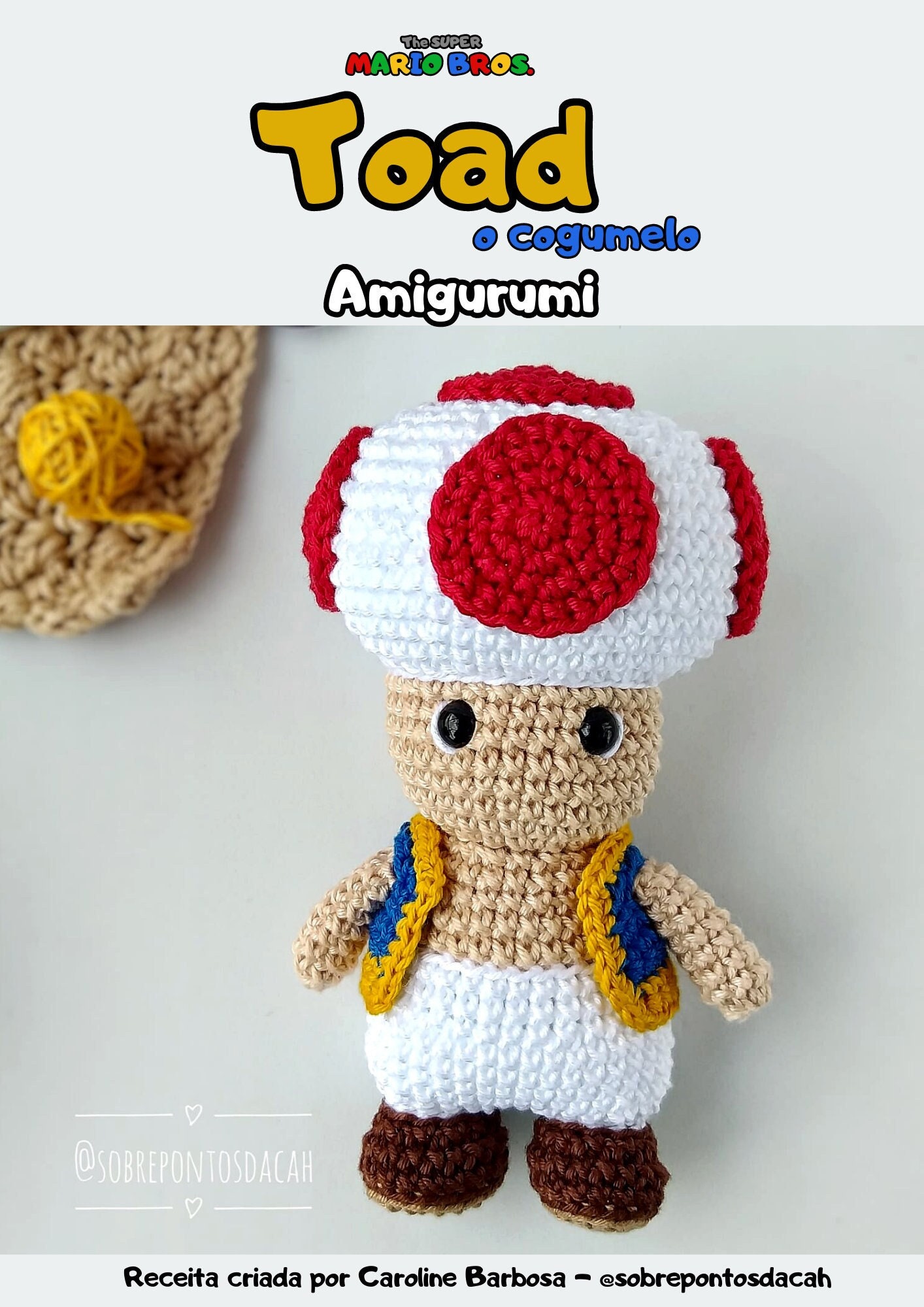 PDF Princesa Peach - Receitas de Amigurumis