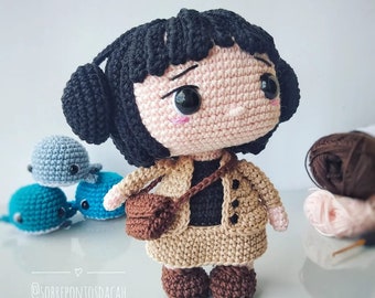 Woo Young Woo Virkad/ Amigurumi docka