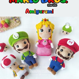 PDF-Muster Ebook Super Mario Bros Amigurumis
