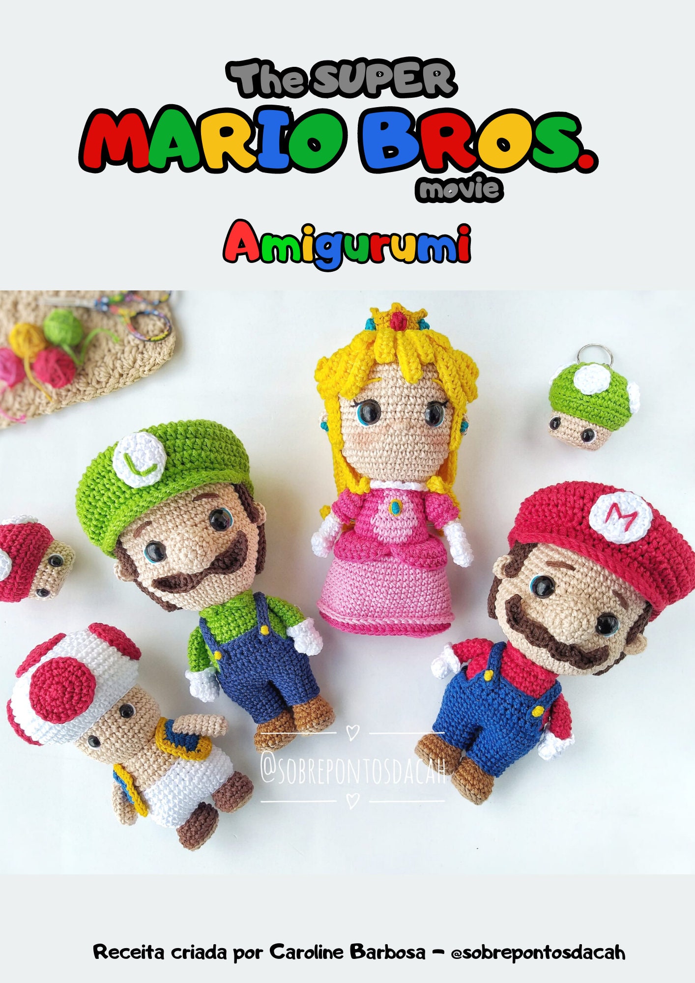 PDF Princesa Peach - Receitas de Amigurumis