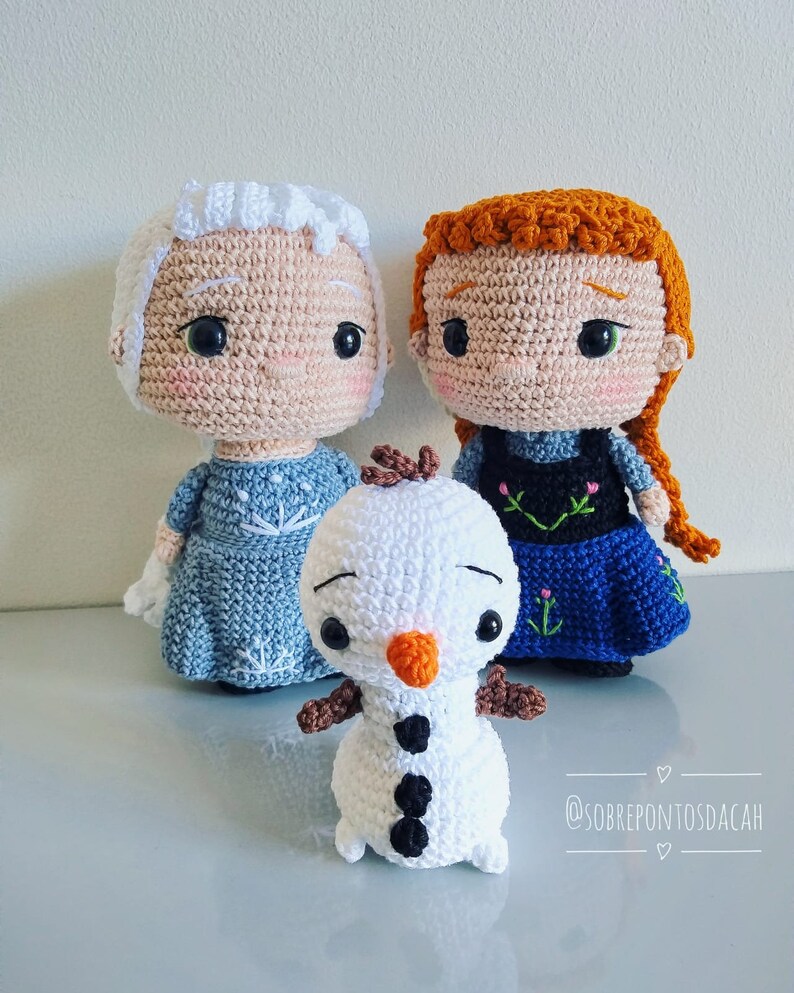 Frysta Amigurumi Dolls / Frozen Crochet Dolls bild 1