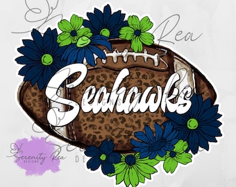Floral Football Team |  Freshie Mold Cardstock Cut Out