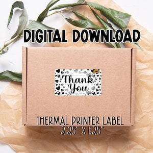 Decal Application Instructions Thermal Label | Thermal Printer Label | Packaging Label | Digital Download