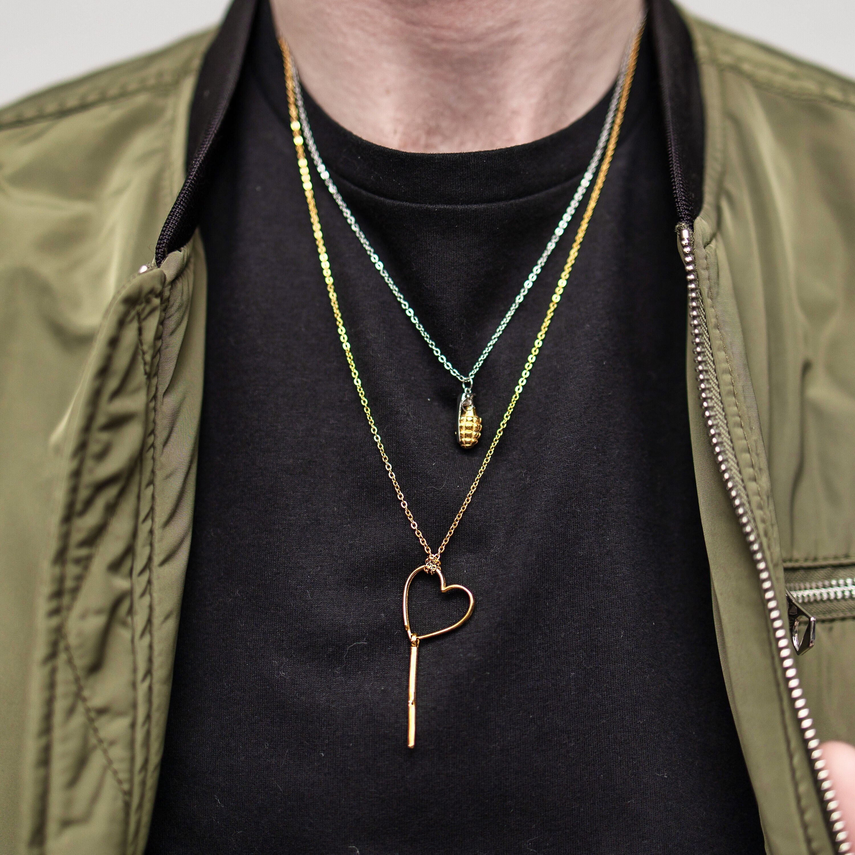 ★ODDCOLLET★ Grenade pin necklace Love Grenade Pin Necklace - Small – Love Grenades