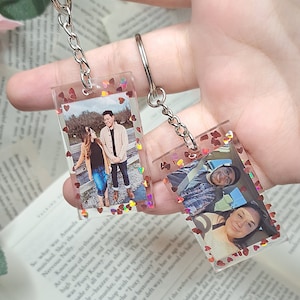 Personalized Resin Keychain, Photo Keychain | Gifts, Mother&#39;s Day, Valentine&#39;s Day, Significant Other, Anniversary