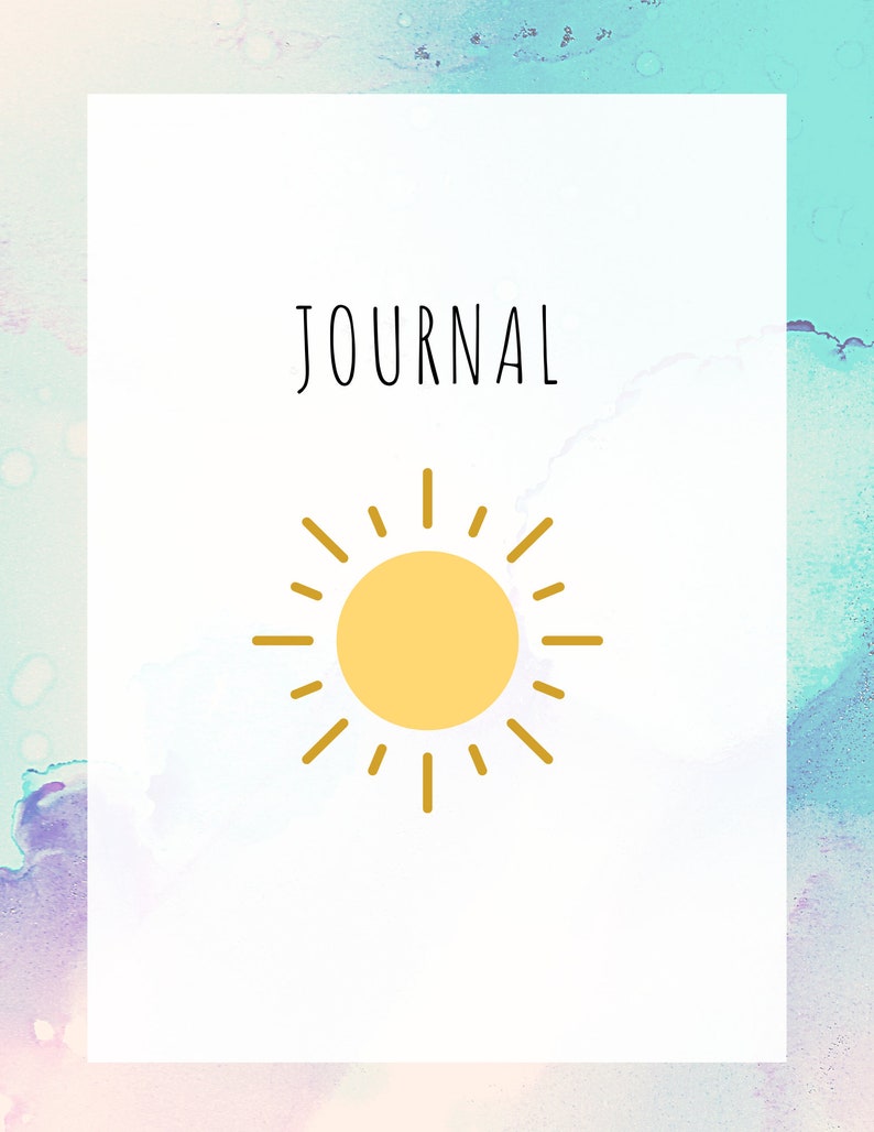PDF Printable Minimalist Journal | Printable Daily Diary | Daily ...