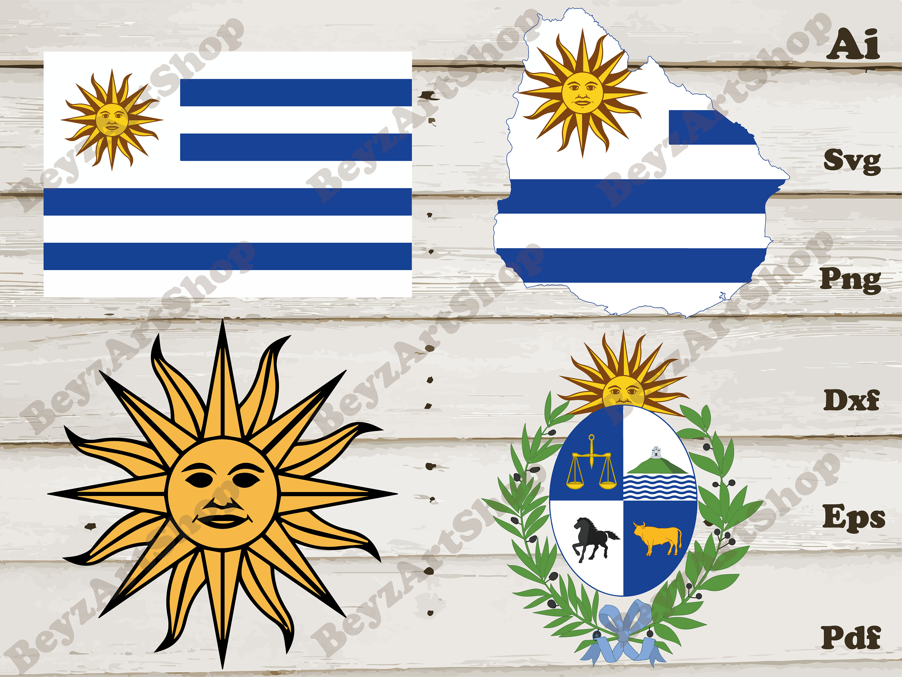 Uruguay National Flag, Uruguay Flag Svg, Uruguay Svg, Uruguay Symbole