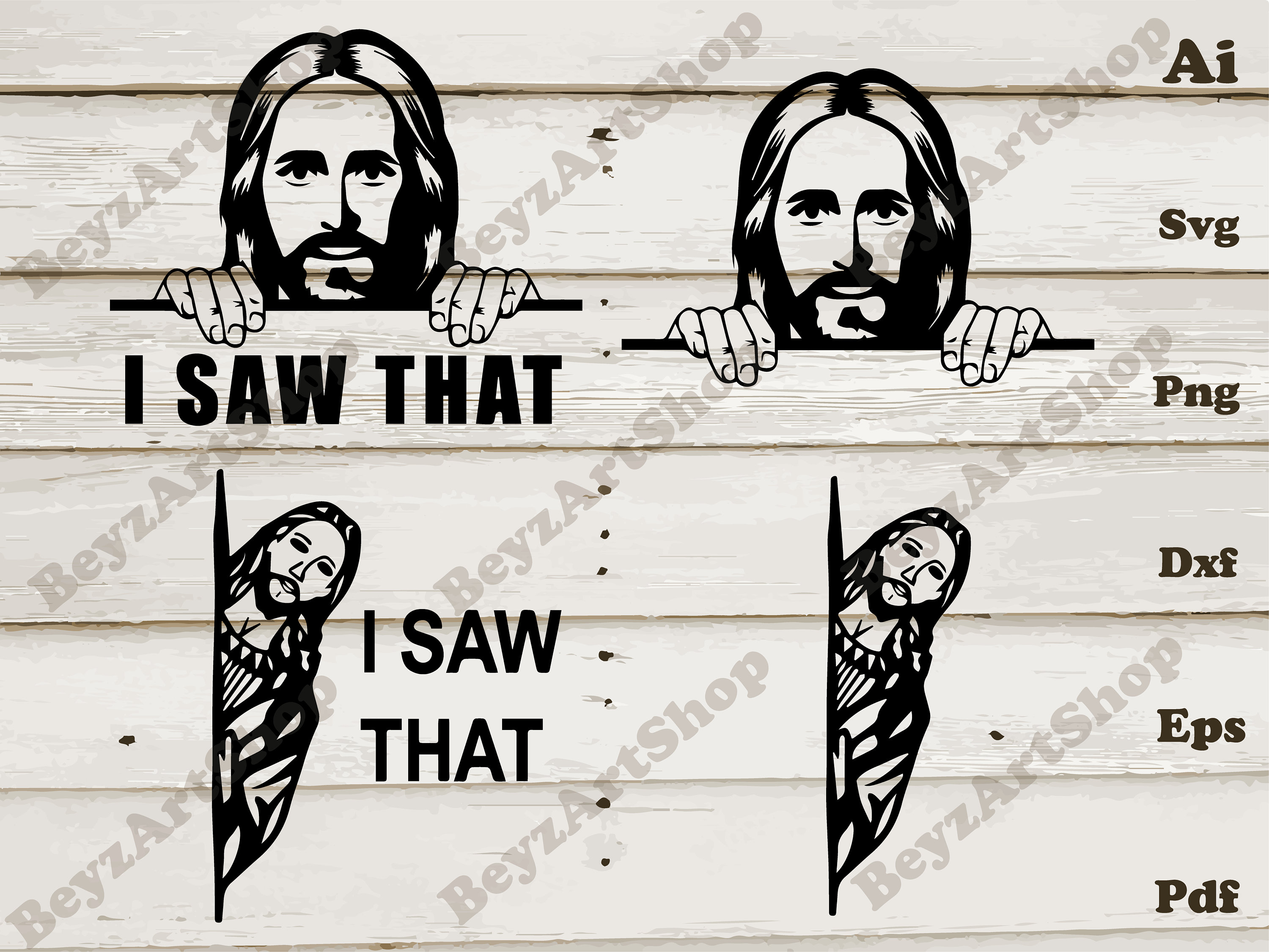 I Saw That Jesus Svg, Funny Jesus Svg, Jesus Clipart, Jesus Design ...