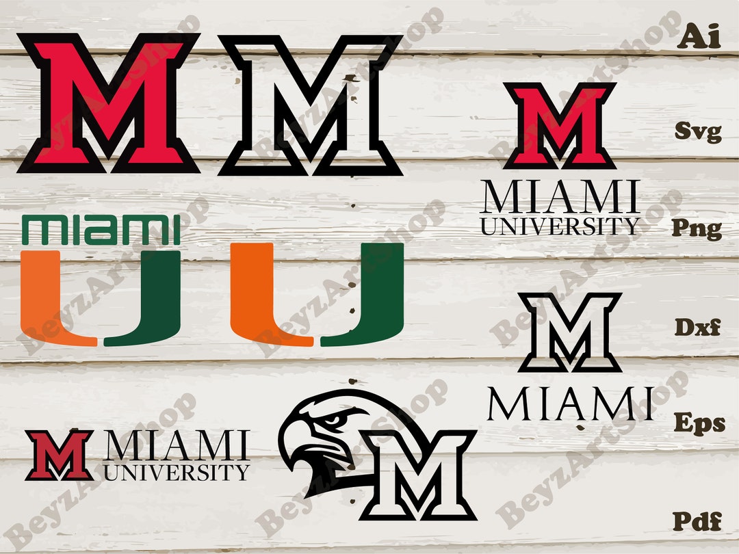 Miami University Svg, Miami Png, Miami Svg, Miami Dxf, Miami Pdf, Miami Ai, Miami Clipart, Miami