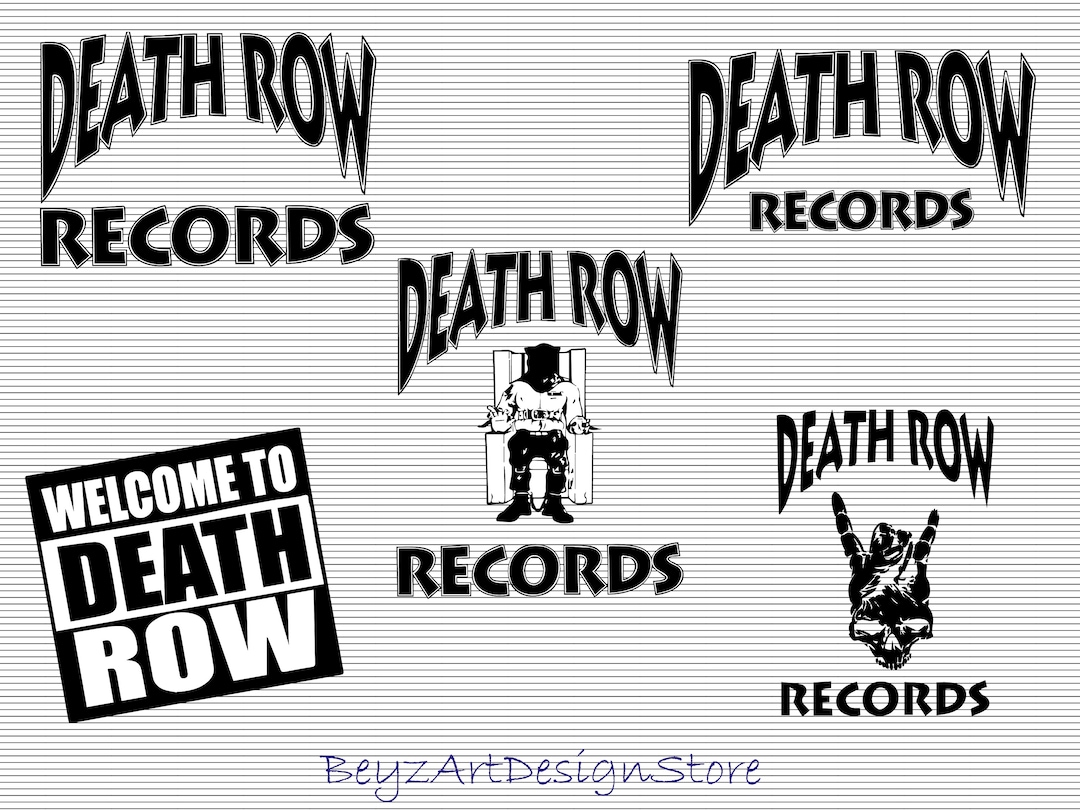 Death Row Svg Death Row Records Svg Gangsta Rap Svg 2pac Etsy New Zealand
