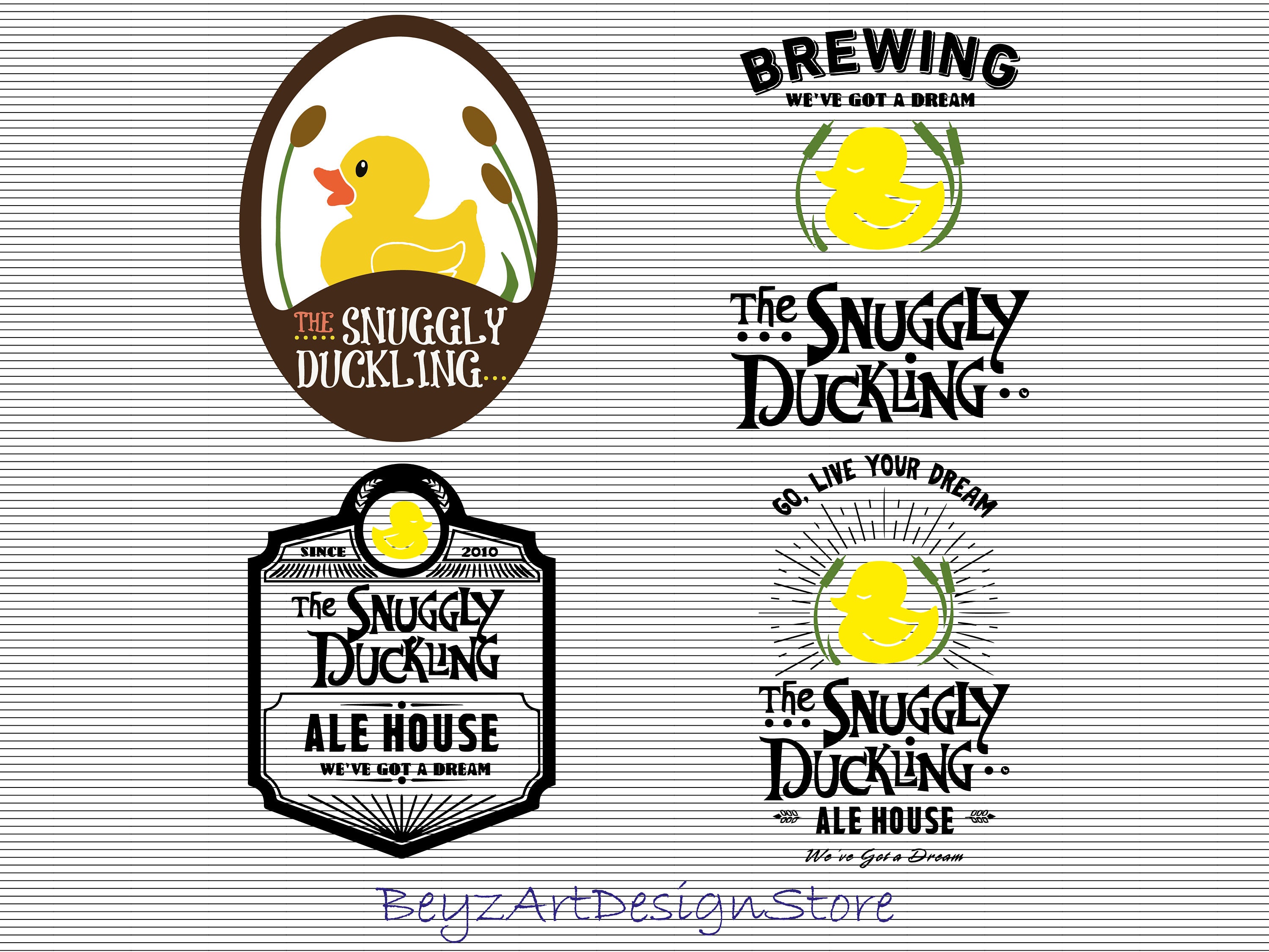 Snuggly Duckling Svg Snuggly Duckling Ale House Svg the - Etsy