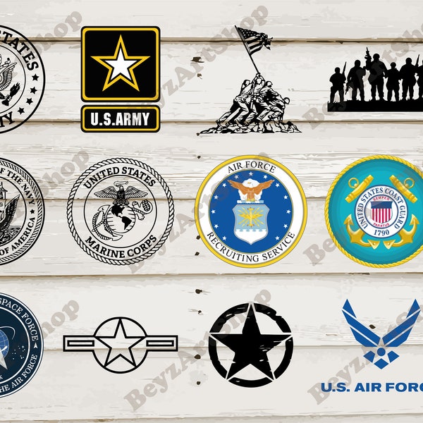 USA Seal Svg Bundle, USA Force Svg, Army Svg, USA Star Svg, U.S. Svg, Seal Svg, State Clipart, State Images, Eagle Svg, Cricut, Silhouette