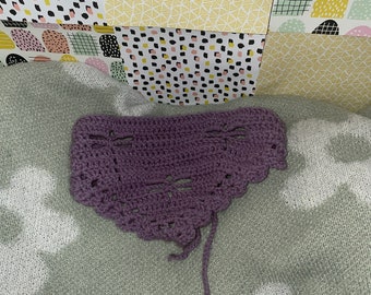 Custom Crochet Dragonfly Bandanna