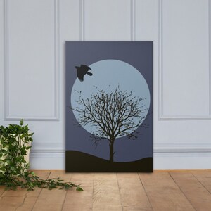 Raven and Moon art