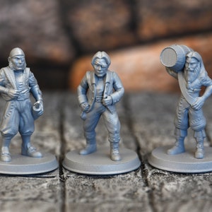 Sailor 28mm Resin NPC Human Miniatures | Minis | Pathfinder | RPG | Tabletop | Fantasy | Gaming | Dnd | Dungeons and Dragons | D&d