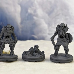 Skeleton or set 28mm Resin Undead Miniatures | Minis | Pathfinder | RPG | Tabletop | Dnd | Dungeons and Dragons | D&d